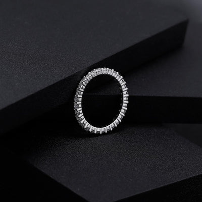 All Around Moissanite Diamond Ring