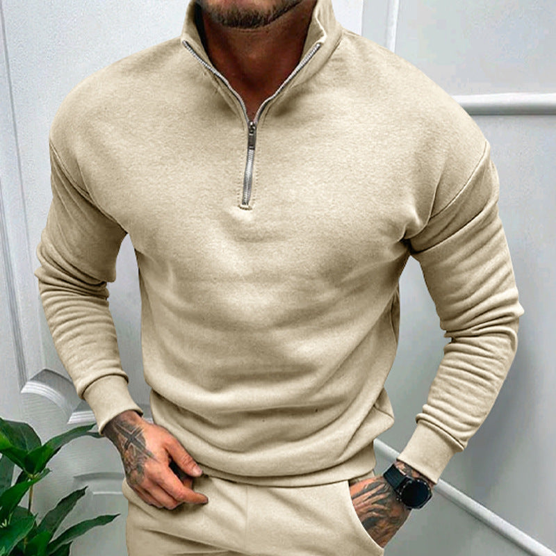 Cozy Fleece Half-Zipper Sweater