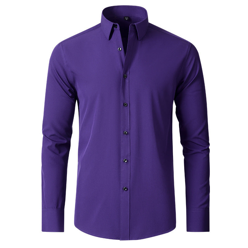 Collared Long Sleeve Button Up Shirt