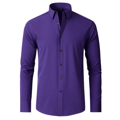 Collared Long Sleeve Button Up Shirt