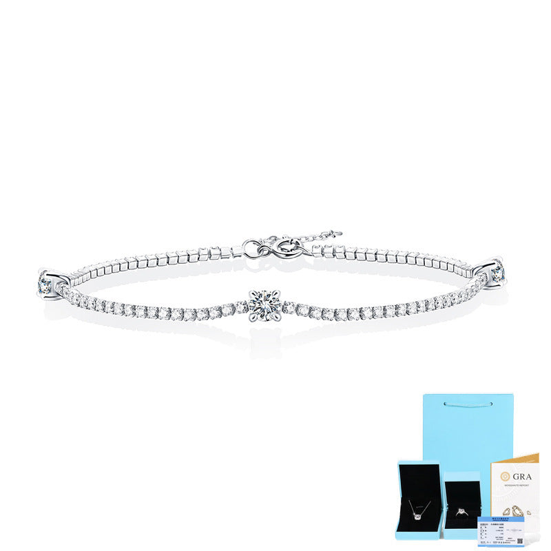 Sophisticated Moissanite Bracelet