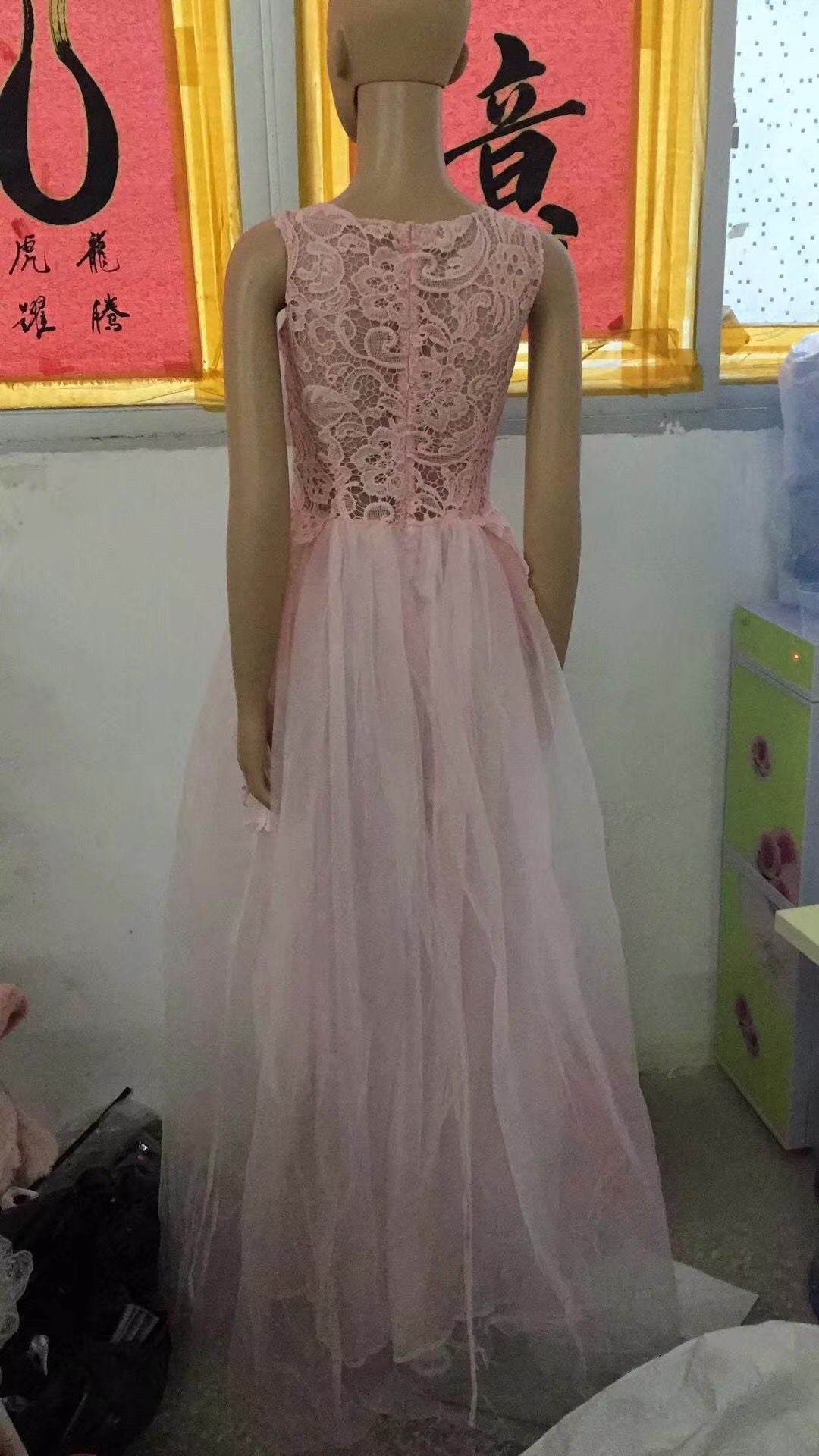 Flowers & Lace Gown