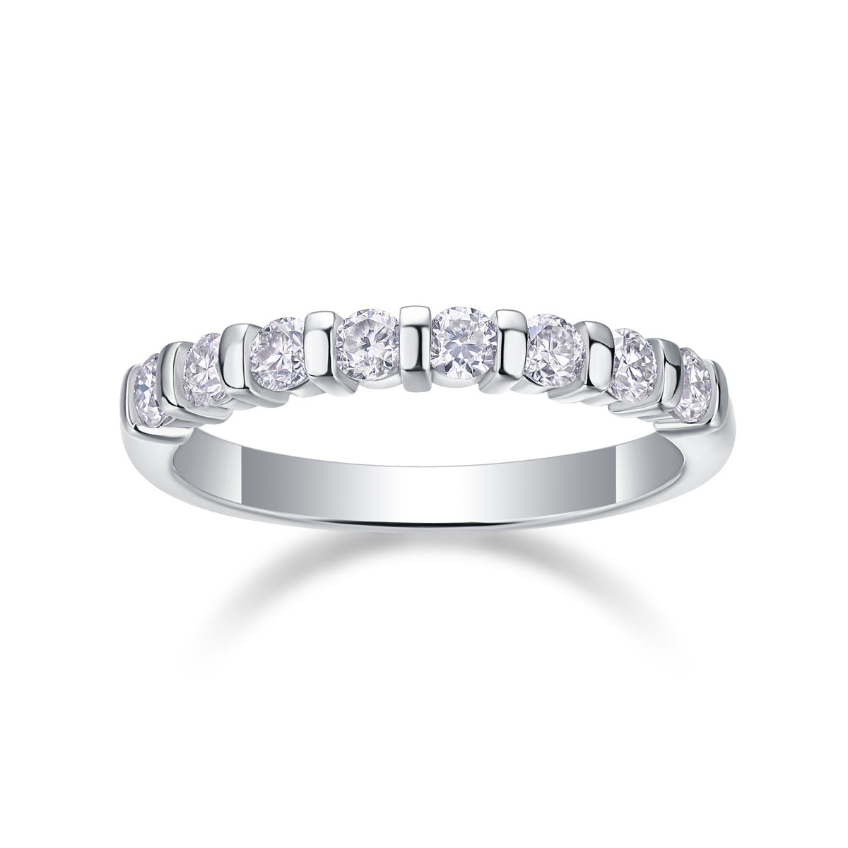 Lux Moissanite Silver Ring