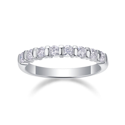Lux Moissanite Silver Ring