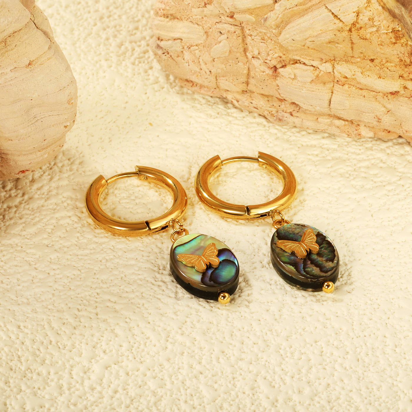 Elegant Abalone Shell Earrings