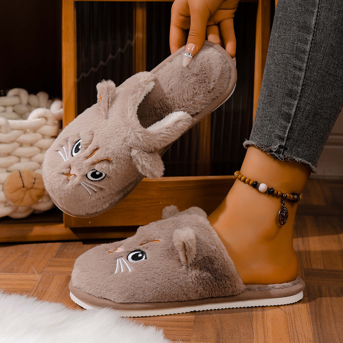 Christmas Plush & Kitty Slippers