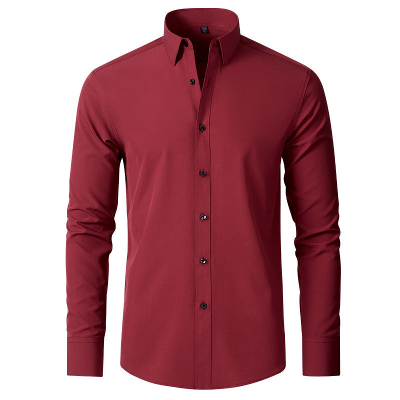 Collared Long Sleeve Button Up Shirt