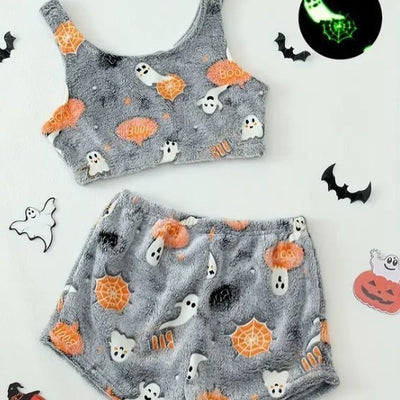 Wickedly Cozy Flannel Pajama Set