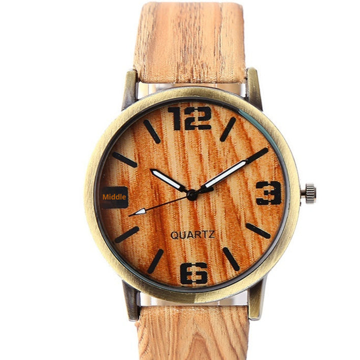 Men's Luxury Wooden Wrist Watch 鈥?Elegant Natural Timepiece