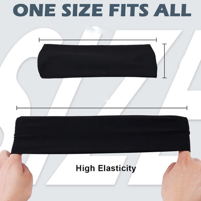 5-Pack Unisex Sports Fitness Headbands/Sweatbands