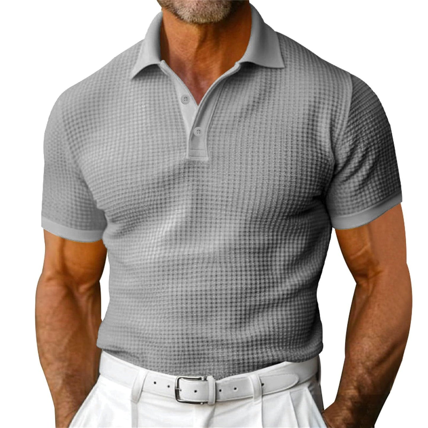 Textured Polo Shirt