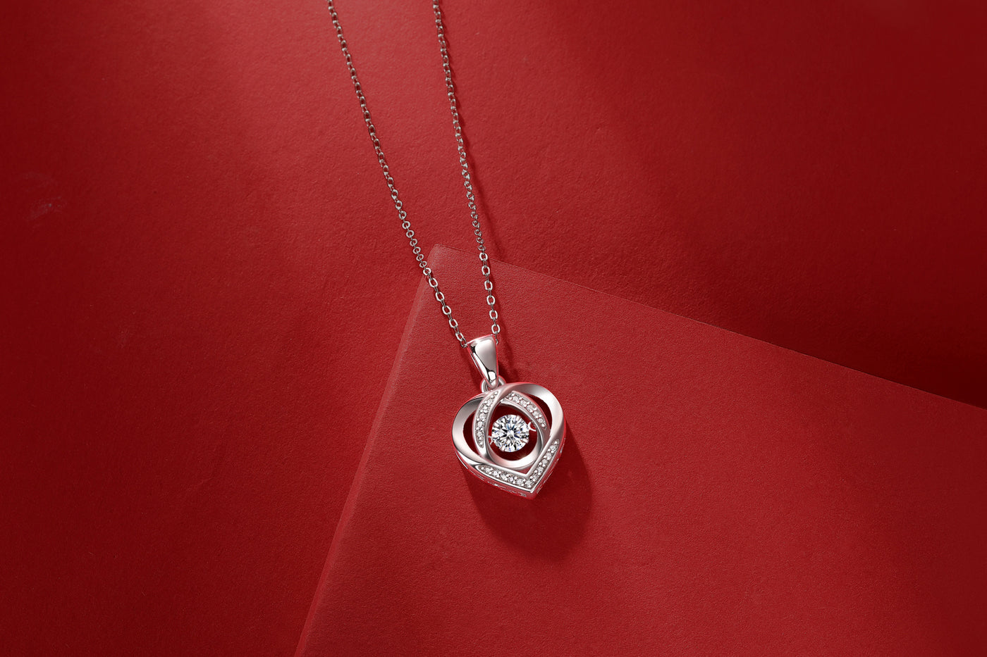 Moissanite Sterling Silver Necklace