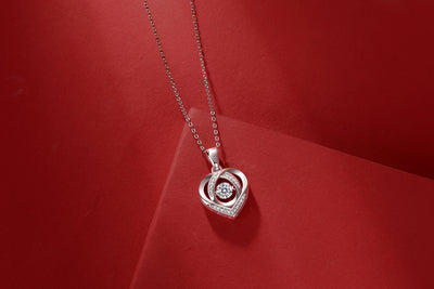 Moissanite Sterling Silver Necklace