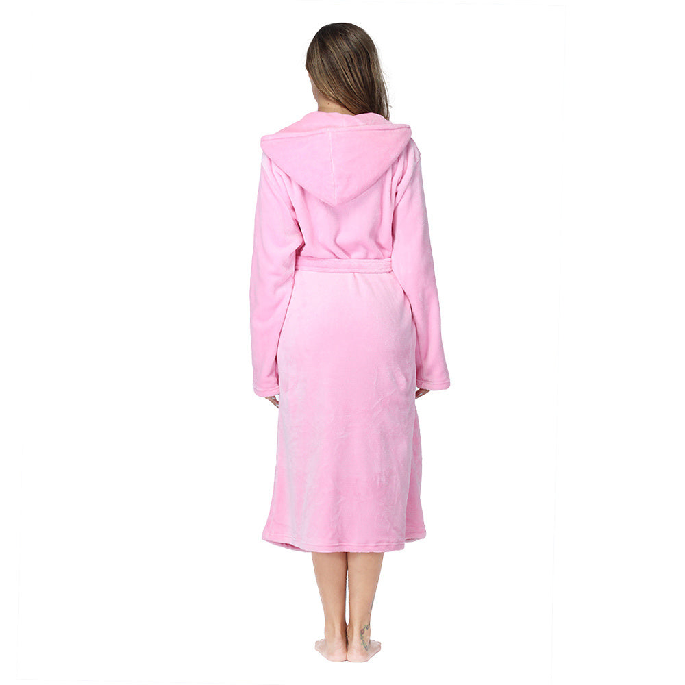 Light Pink Fleece Robe