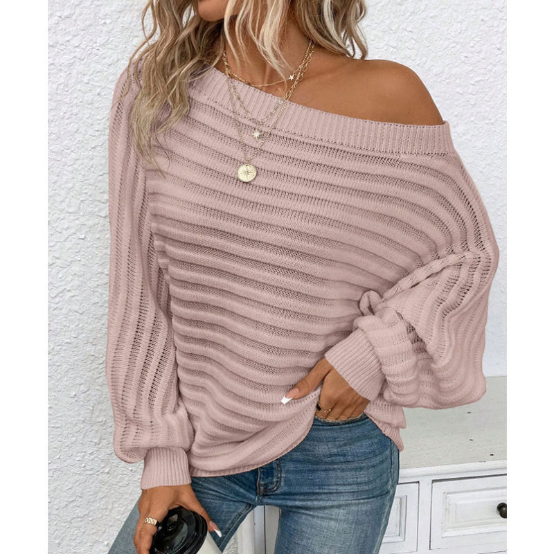 Sexy Off-Shoulder Ladies Sweater