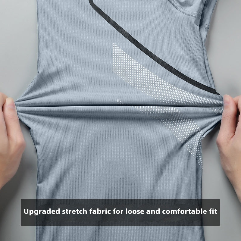 Quick-Dry Breathable Workout Tee & Shorts