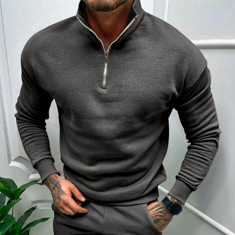 Cozy Fleece Half-Zipper Sweater