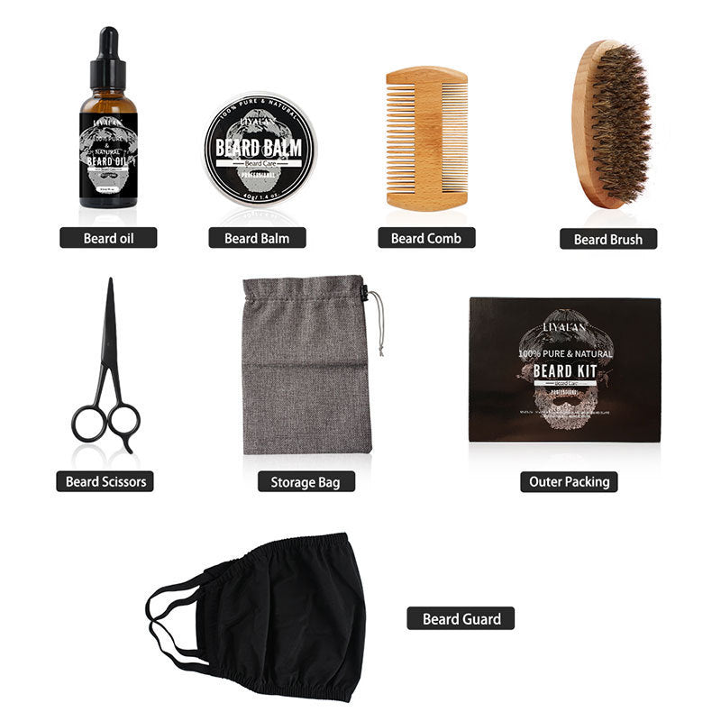All the Essentials Beard Kit Box