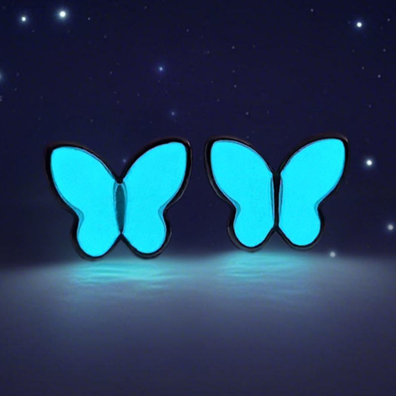 Light-emitting Butterfly Luminous Earrings