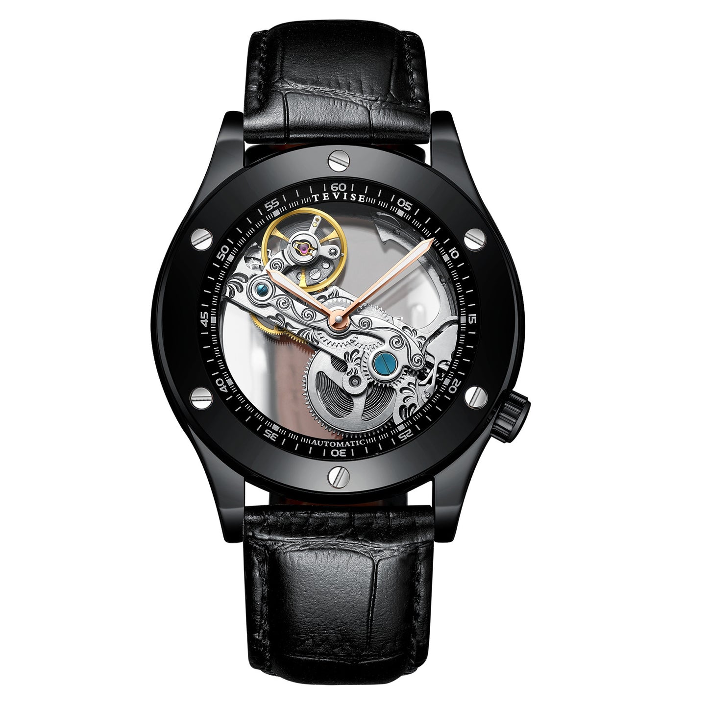 Men's Luxury Gear Wrist Watch 鈥?Modern Design