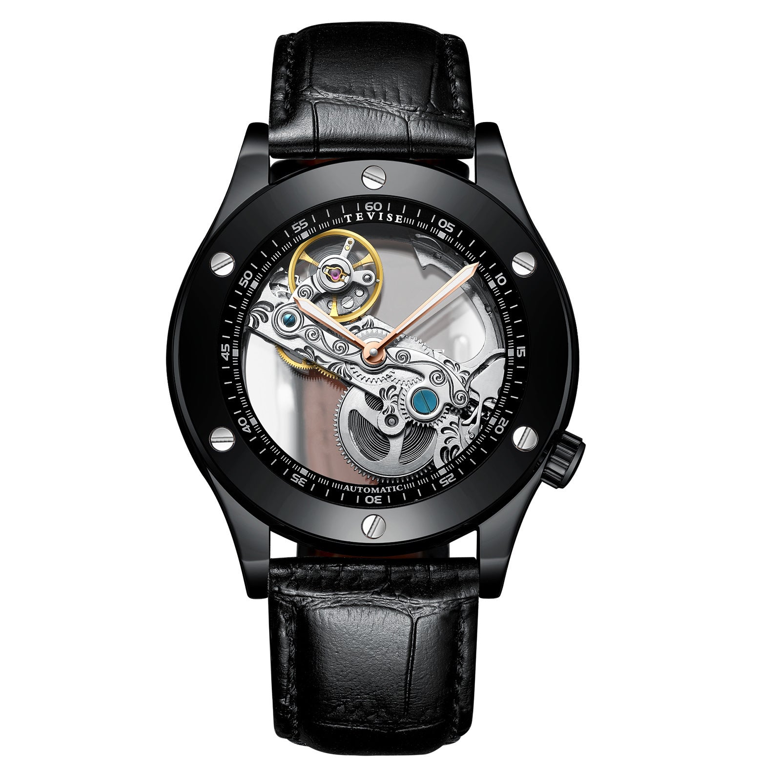 Men's Luxury Gear Wrist Watch 鈥?Modern Design
