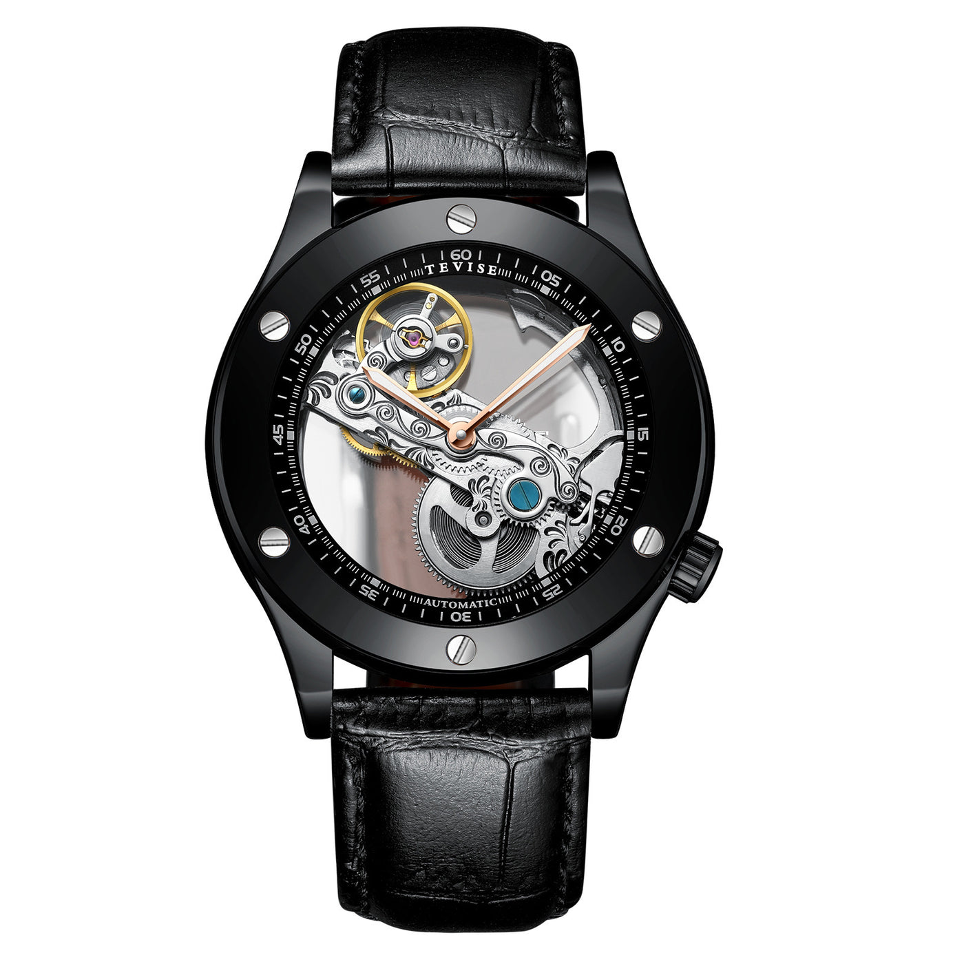 Men's Luxury Gear Wrist Watch – Modern Design
