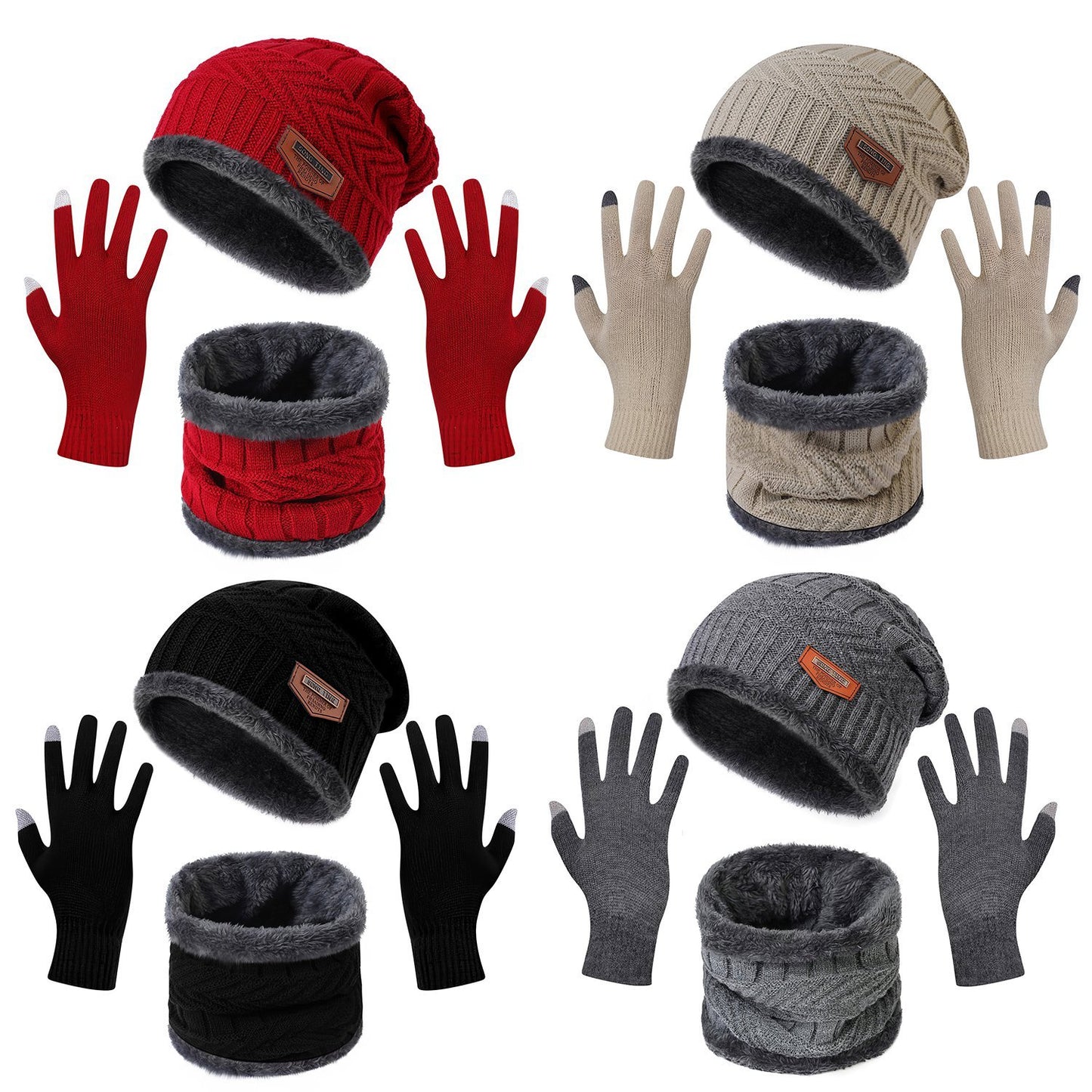 Gloves, Hat, & Neck Warmer Set