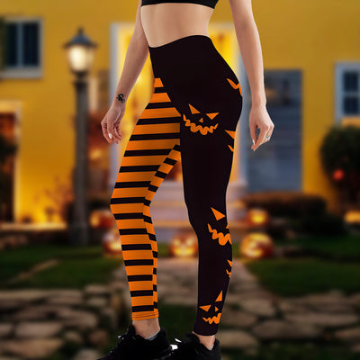 Jack-O-Lantern Leggings