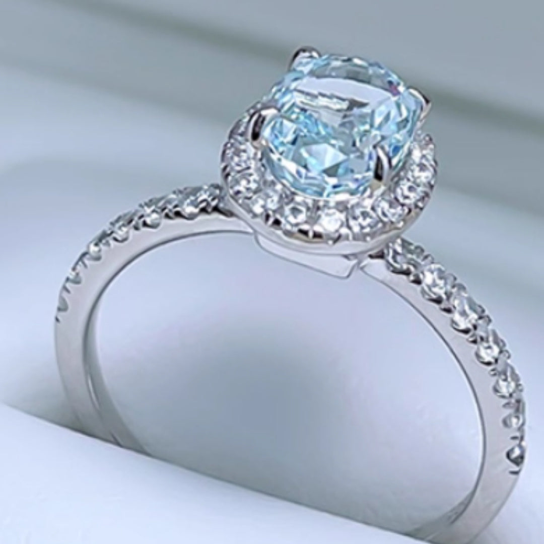 1.5 Carat Aquamarine Ring