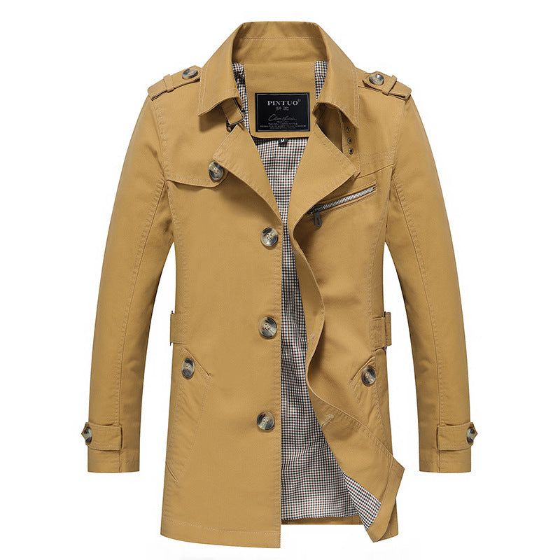 Single-Breasted Trench Coat