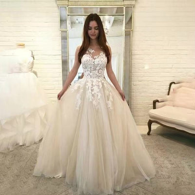 Flowers & Lace Gown