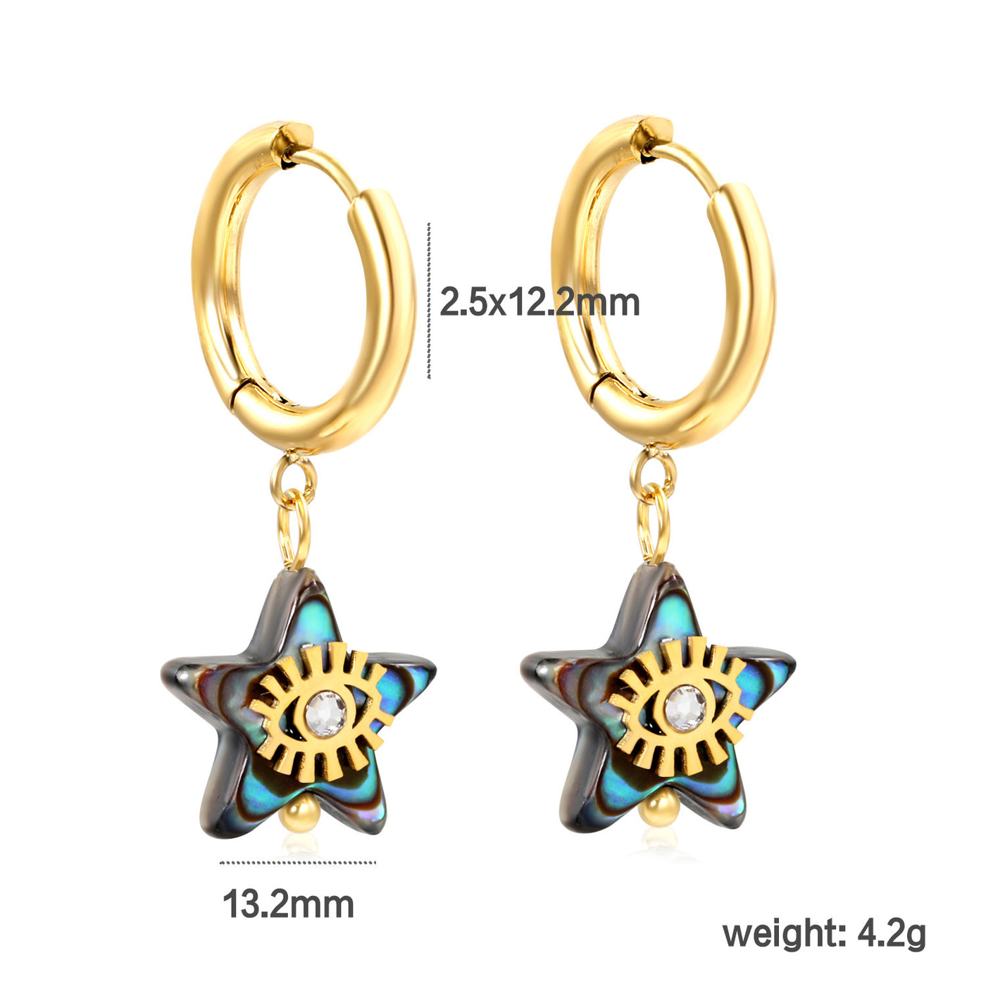Elegant Abalone Shell Earrings