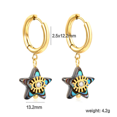 Elegant Abalone Shell Earrings
