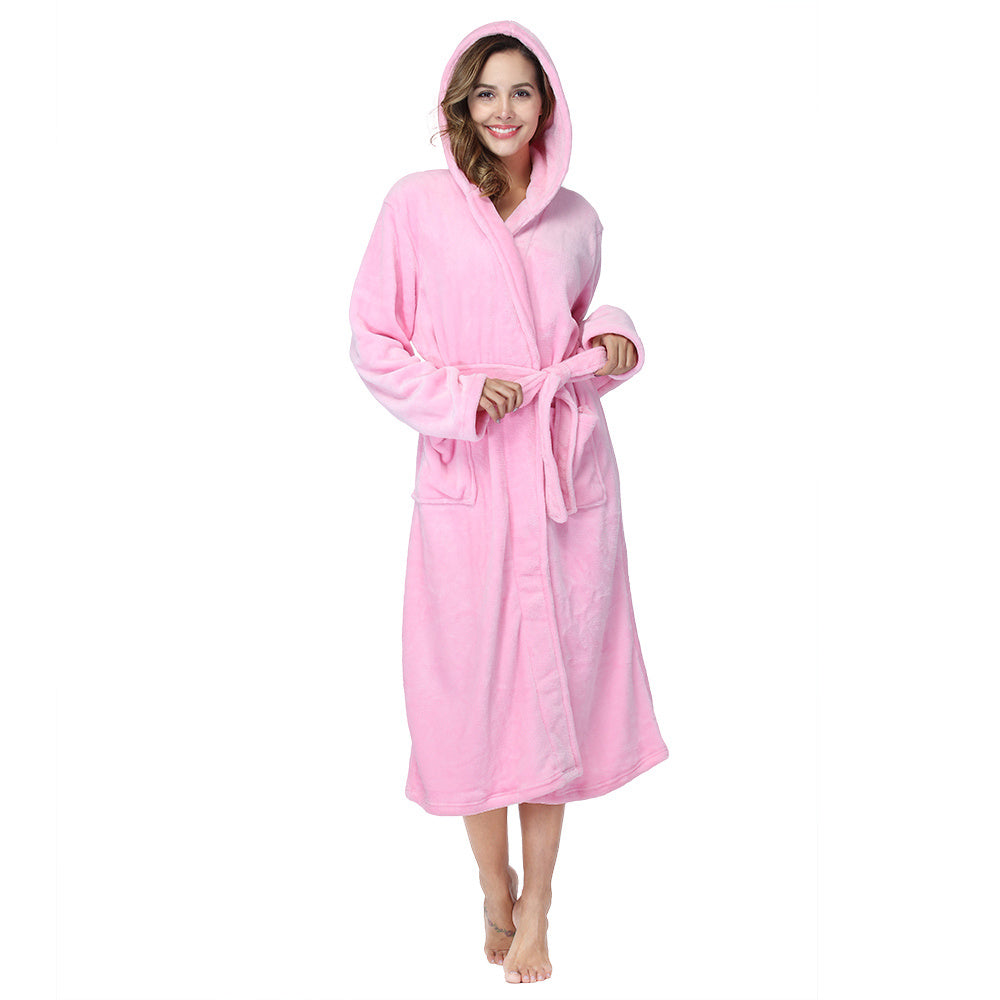 Light Pink Fleece Robe