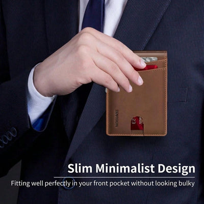 Slim Bifold Wallet with Money Clip