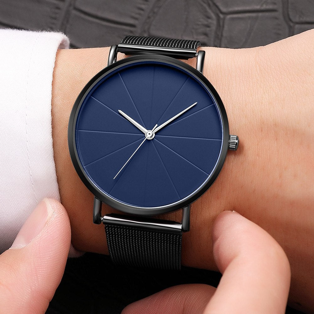 Fashion Stainless Steel Military Wrist Watch