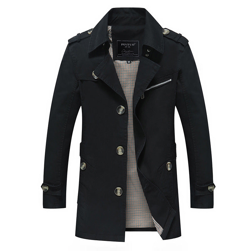 Single-Breasted Trench Coat