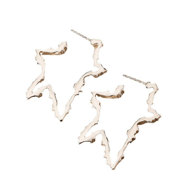 Gold Stars &Hearts Earrings