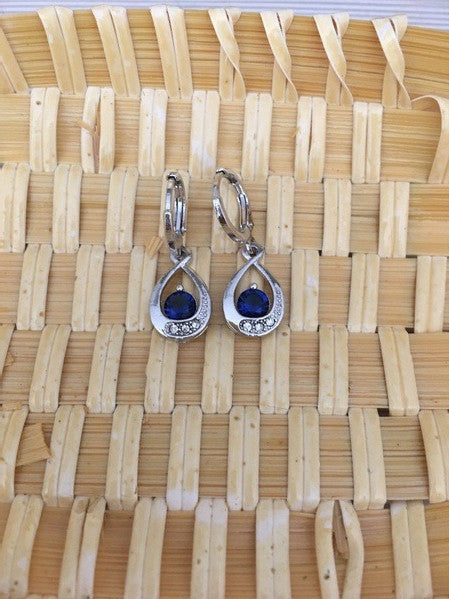 Everyday Wear Zircon Water Drop Earrings