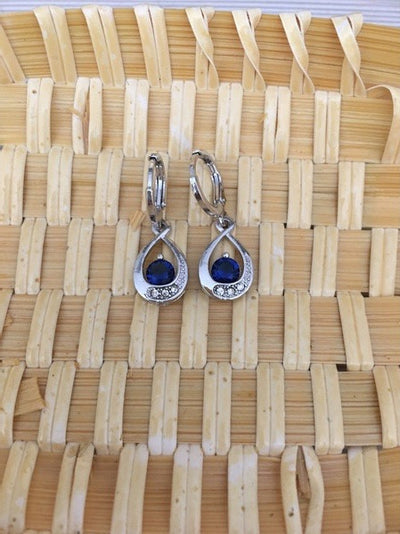 Everyday Wear Zircon Water Drop Earrings