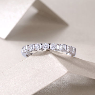 Lux Moissanite Silver Ring