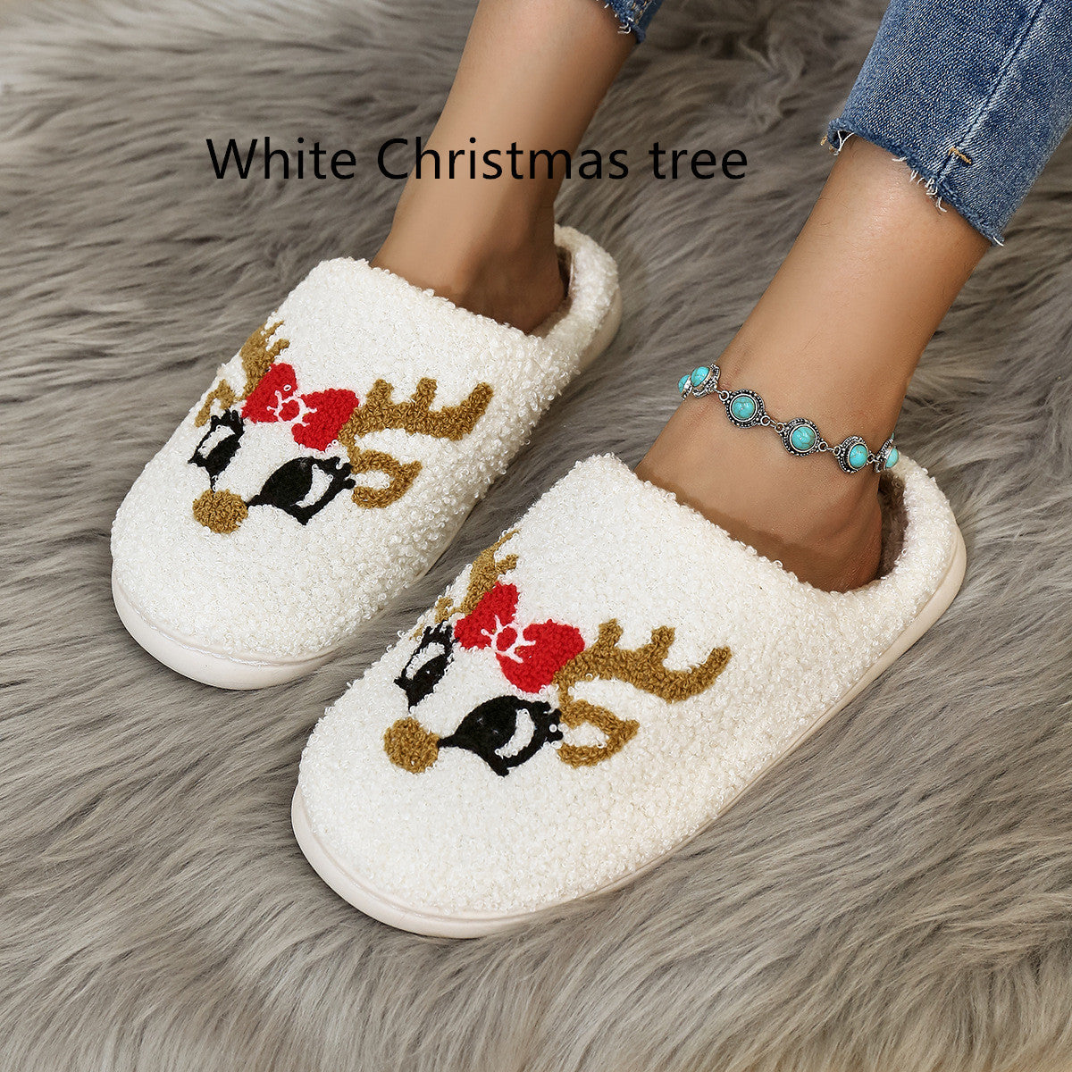 Christmas Fleece Slippers