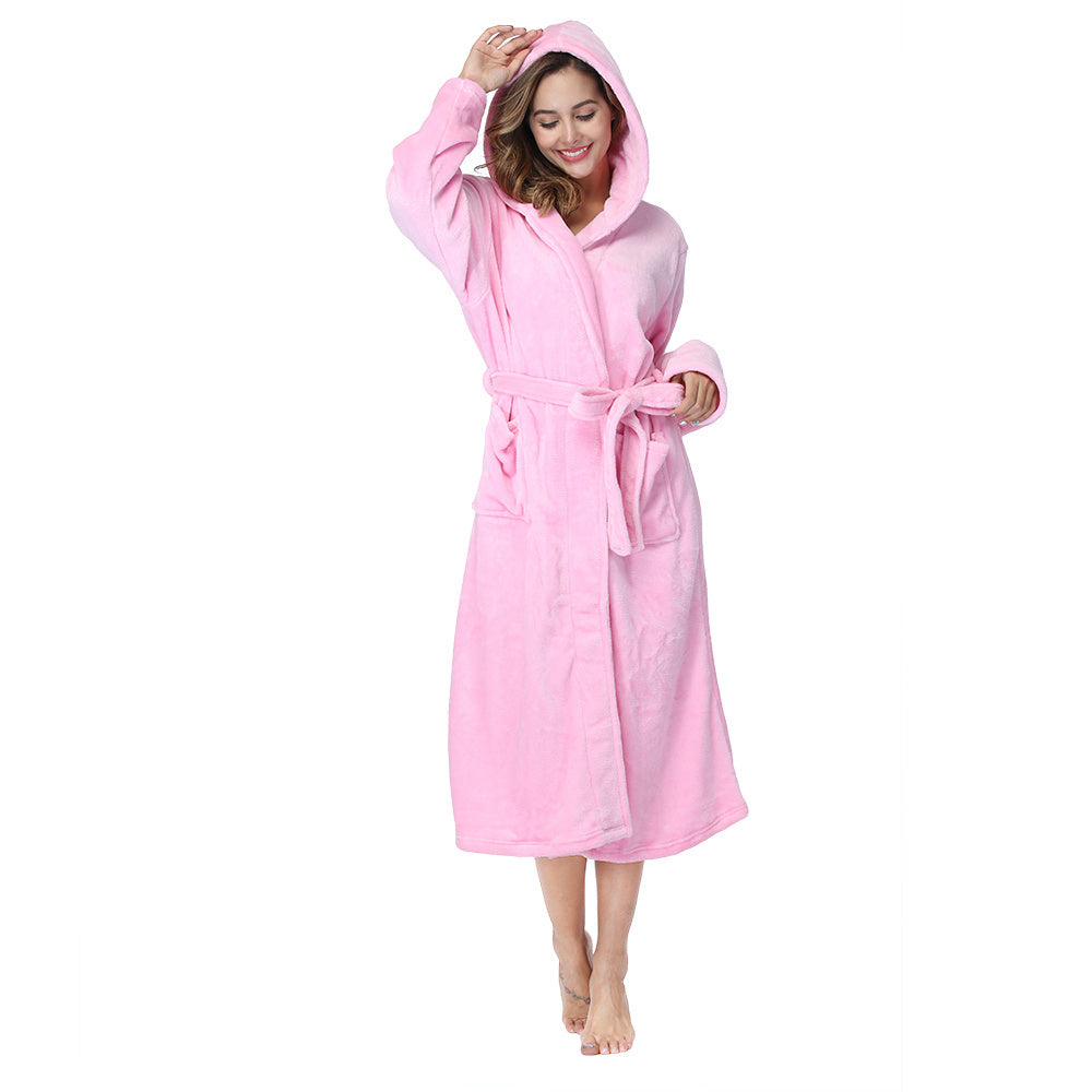 Light Pink Fleece Robe