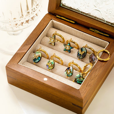 Elegant Abalone Shell Earrings