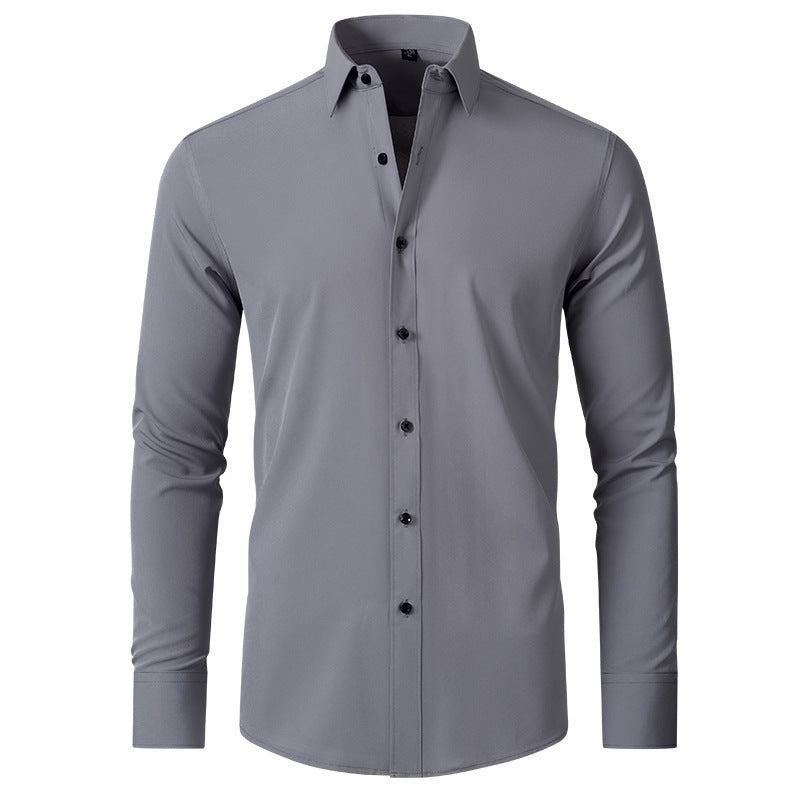 Collared Long Sleeve Button Up Shirt