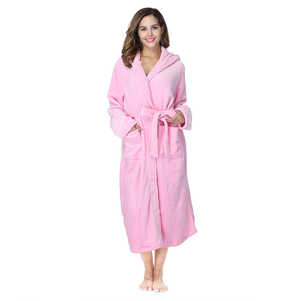 Light Pink Fleece Robe