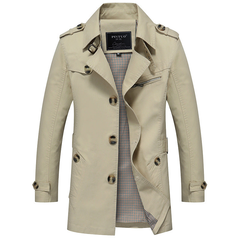 Single-Breasted Trench Coat
