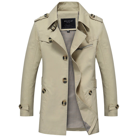 Single-Breasted Trench Coat