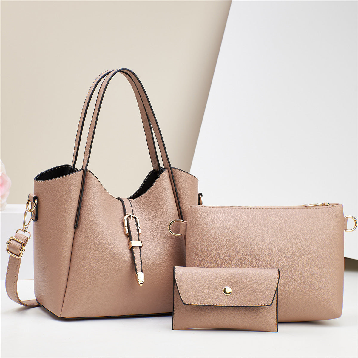 Simple & Elegant 3 Piece Bag Set