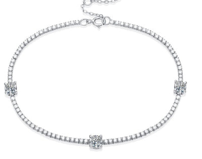 Sophisticated Moissanite Bracelet